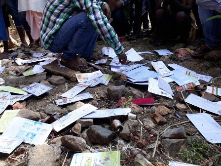 Aadhaar Cards, Bank Passbooks, ATMs found abandoned in Umerkote