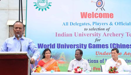 Selection Camp for University Archery Team held at KIIT