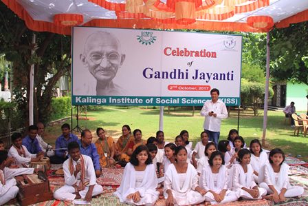 Gandhi Jayanti and Swachh Bharat Abhiyan observed in KIIT & KISS
