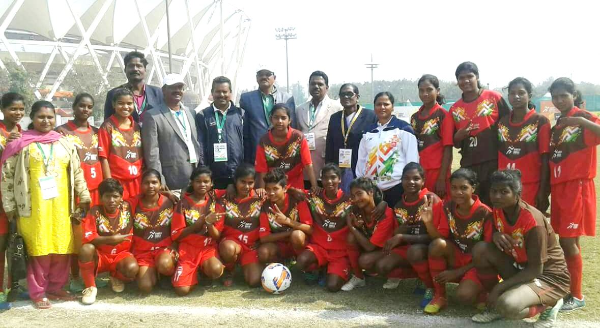 Khelo India School Games girls' clinch bronze in football