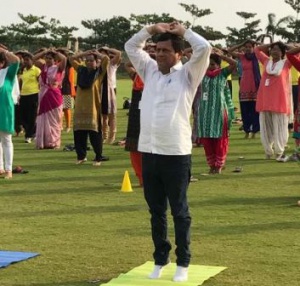 Two day yoga camp inaugurated in KIIT