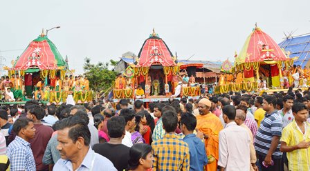 Bahuda Jatra Celebrated at Shrivanikshetra