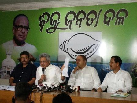 BJD seeks unconditional apology from BJP 
