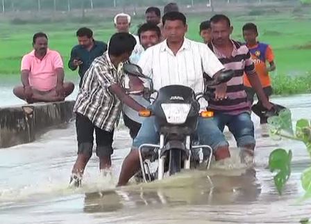 Incessant rain creates flood-like situation in Gajapati district