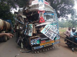 bus truck accident