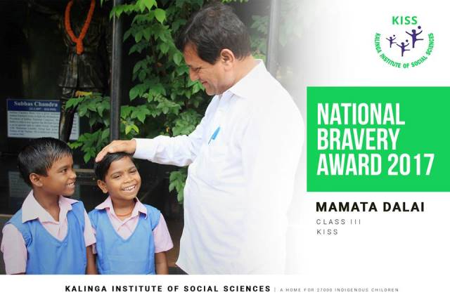 KISS student Mamata Dalai to get National Bravery Award
