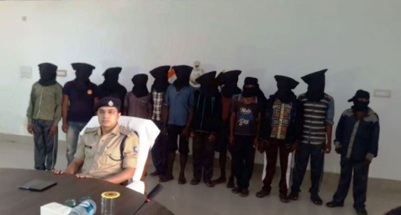 12 Maoists arrested at different places in Malkangiri