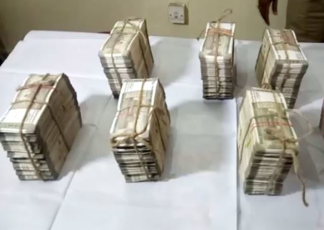 cash recovered from bus in Odisha