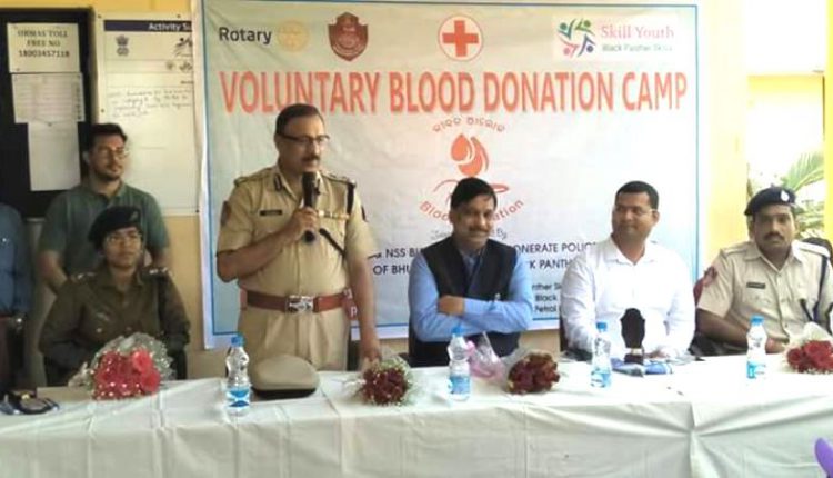Blood Donation Camp conducted by Commissionerate Police