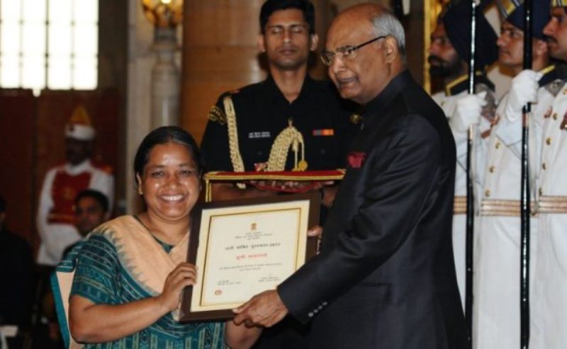 Odisha’s Sabarmatee Tiki receives ‘Nari Shakti Award’