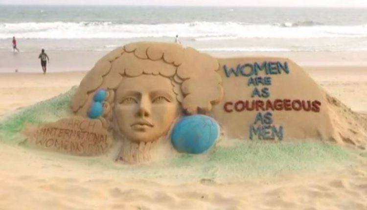 Sand Artists ‘Salute’ women on International Women’s Day