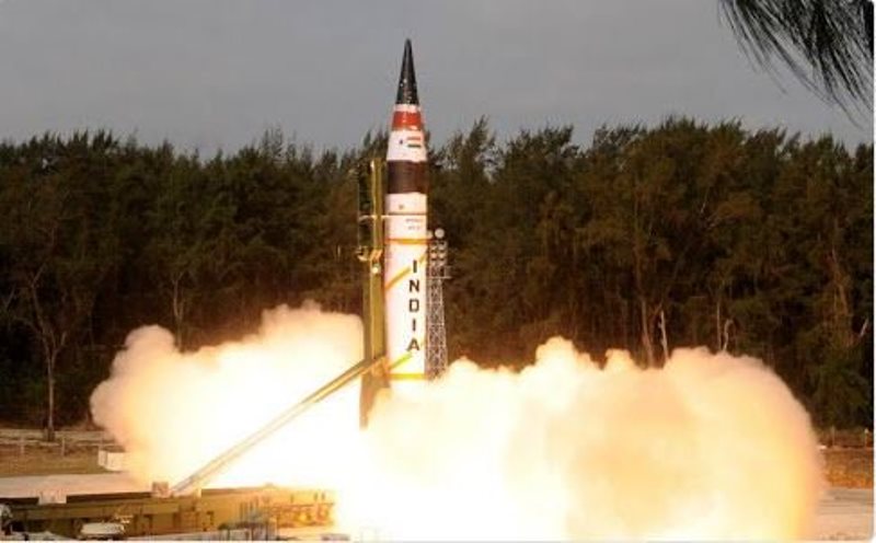 Agni-5 missile successfully test-fired from Odisha