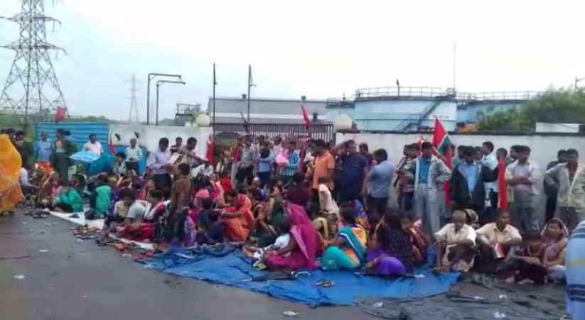 Protest in Paradip