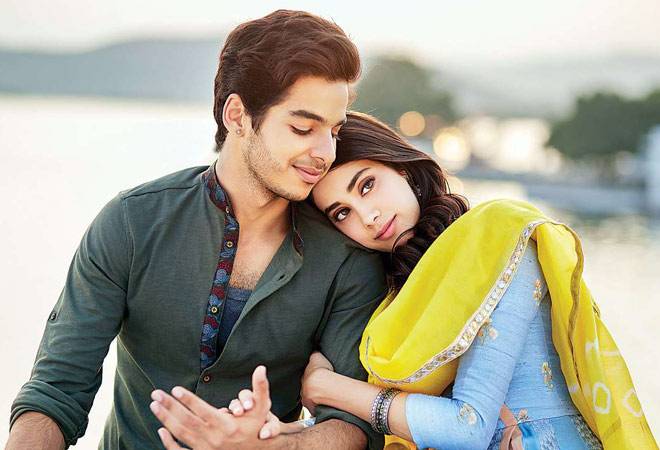 Janhvi Kapoor and Ishaan Khatter in a still from Dhadak