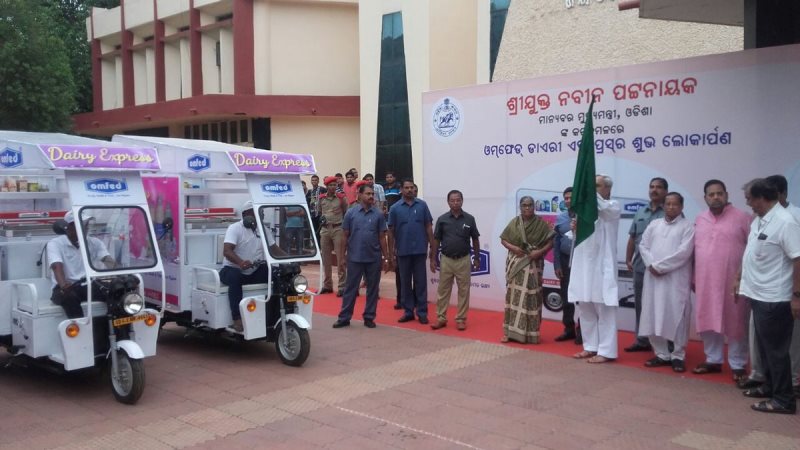OMFED Dairy Express flagged off in Odisha