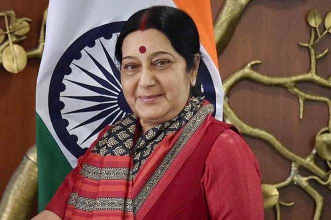 Sushma Swaraj rubbishes rumour of being appointed as AP Guv