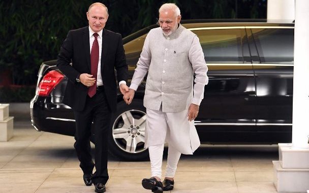 PM Modi speaks with Russian President Vladimir Putin