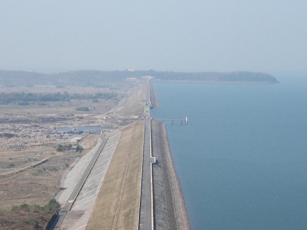 Hirakud dam, Zero point