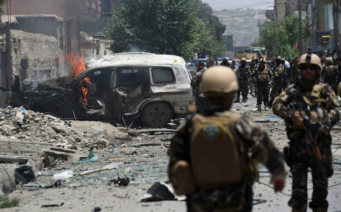 Suicide Car Bombing in Kabul, Afghanistan