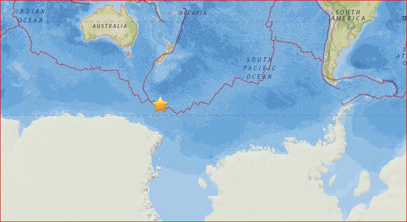 7.1 Magnitude Earthquake Rocks Antartica
