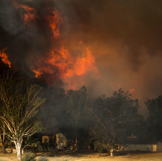 wildfire in california