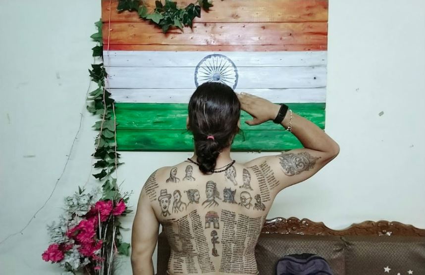 Viral Man gets names of 559 Indian Army martyrs tattooed on body plans to  visit their families