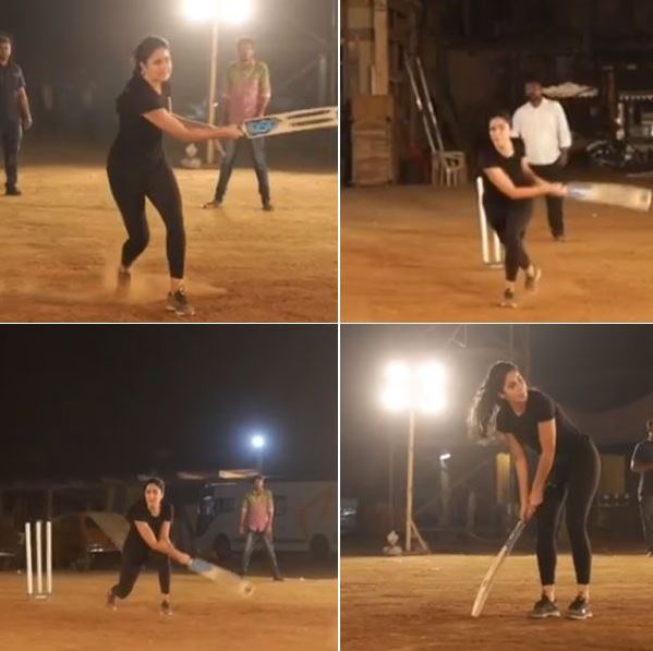 Katrina Kaif plays cricket on ‘Bharat sets’; Promotes ‘Gully Boy’ and asks Anushka to refer to Virat for her