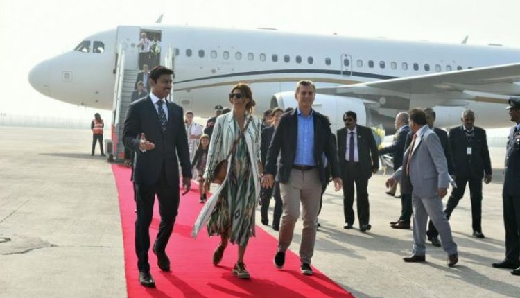 Argentina President arrives in India for a 3-day visit