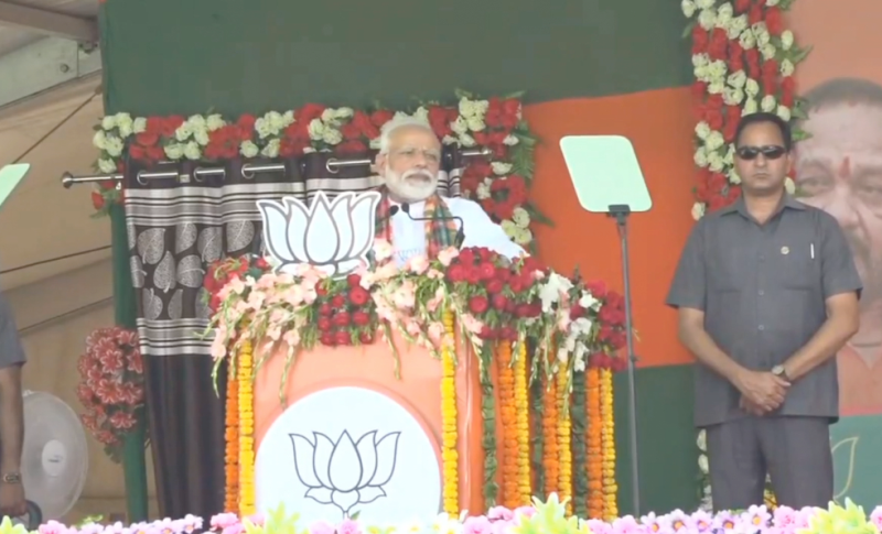PM Modi attends public rally at Odisha’s Sundergarh