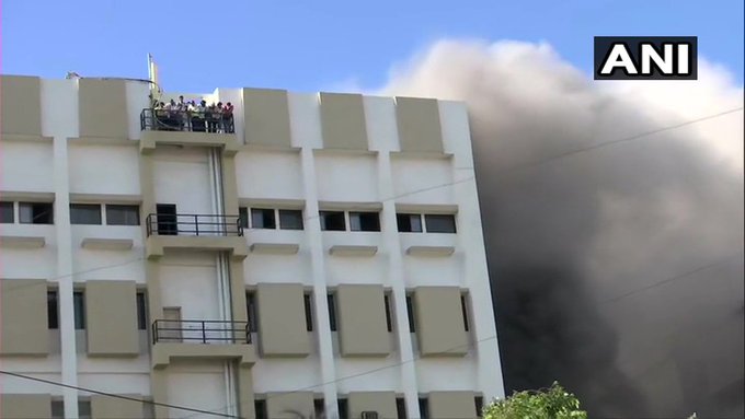 Massive fire breaks out at MTNL building in Mumbai