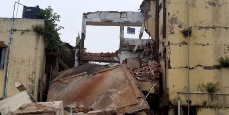Odisha: Portion Of Ladies Hostel Collapses In Berhampur University