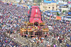 Puri in Odisha hosts Rath Yatra and Bahuda Yatra
