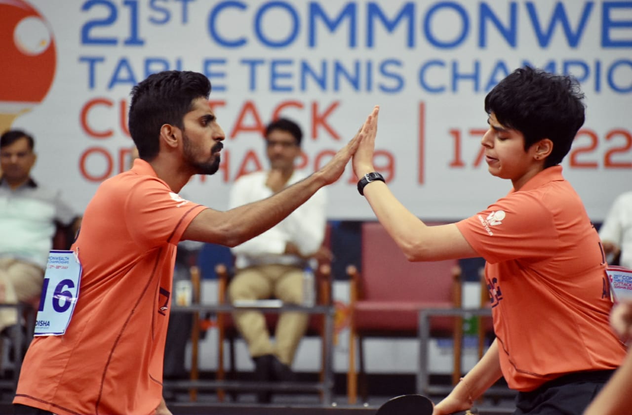 21st Commonwealth Table Tennis Championships: Sathiyan And Archana Win Mixed Gold