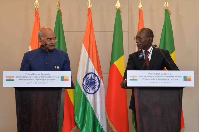 India offers US$ 100 million line of credit to Benin