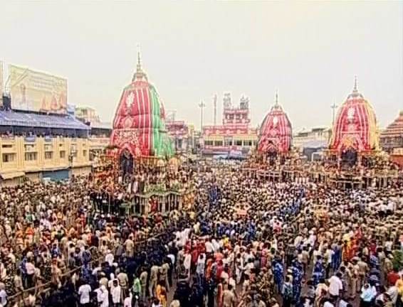 Rath Yatra: Pulling of chariots begins