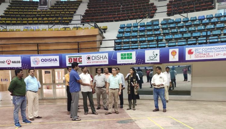 21st Commonwealth Table Tennis Championships: Sports Minister Visits Indoor Stadium
