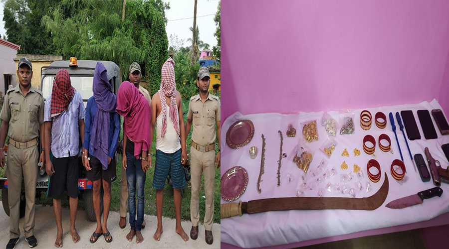 Police Bust Gang Of Dacoits In Jajpur, Five Arrested