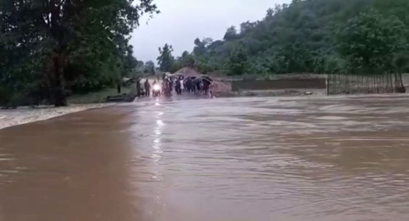 Heavy rain creates flood-like situations in Malkangiri