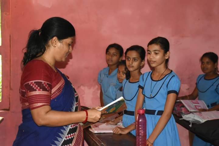 Odisha MP Turns Teacher For School Students
