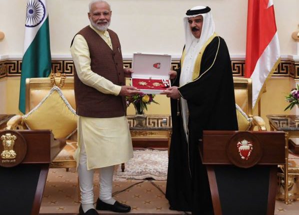 PM Modi Meets King Of Bahrain, Honoured With ‘The King Hamad Order of the Renaissance’