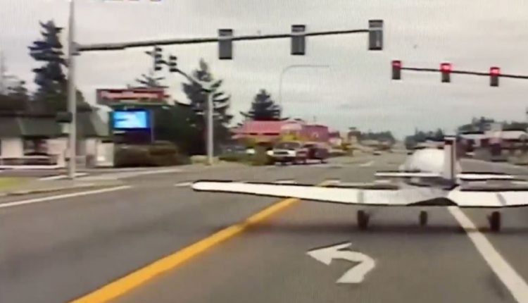 Small Plane Makes Emergency Landing On Road In US