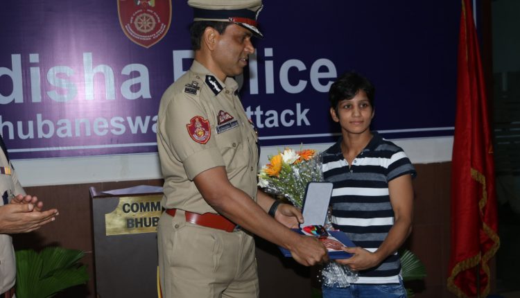 Police Commissioner Felicitates Athlete Anupama Swain