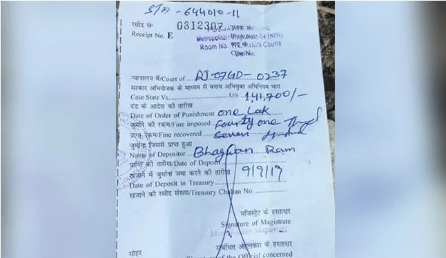 Rajasthan truck owner fined Rs 1.41 lakh in Delhi
