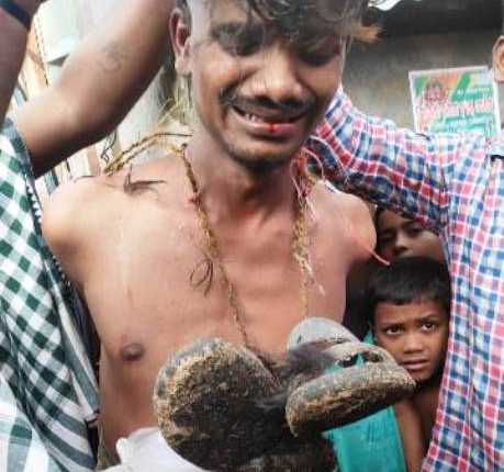 Youth Tonsured And Paraded For Idol Theft In Odisha