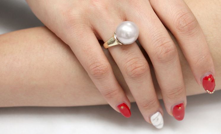 Buy Natural Freshwater Pearl Ring, Sterling Silver Ring, White Pearl Ring,  Statement Ring, Boho Ring, Artisan Ring, Women Ring, Handmade Jewelry  Online in India - Etsy