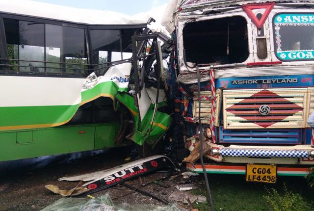 30 Injured In Bus-Truck Collision In Odisha