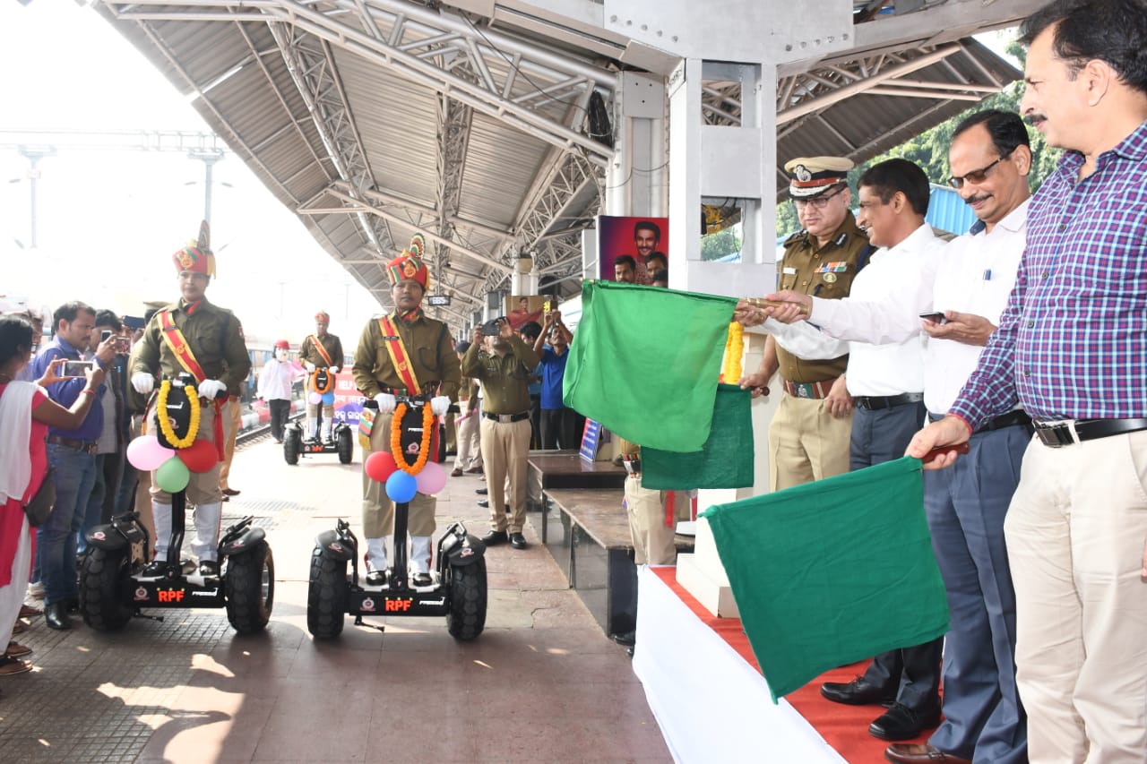 Segway Patrolling System Introduced At Bhubaneswar Station
