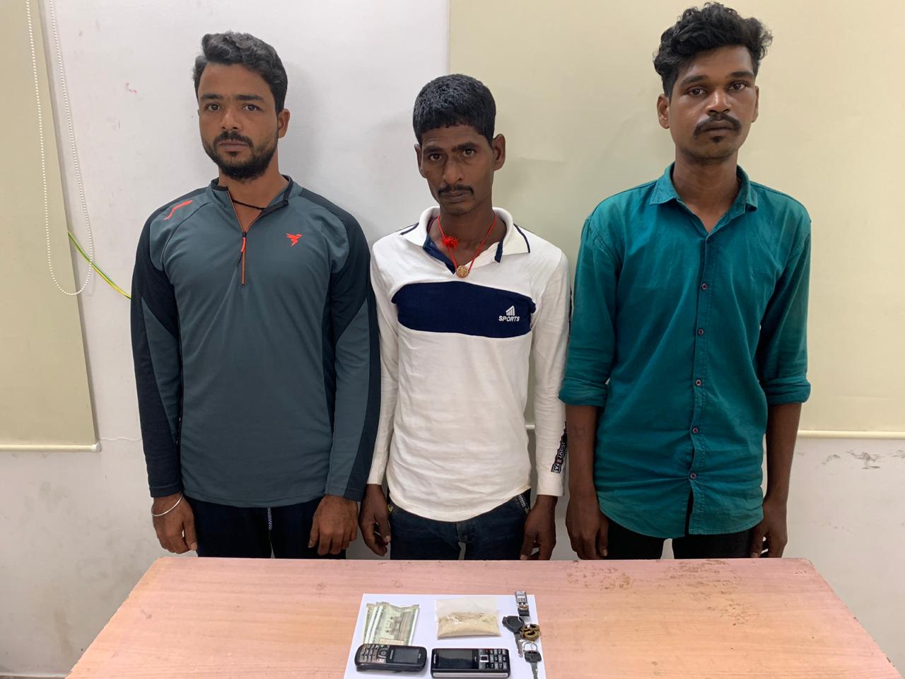 Three Brown Sugar Peddlers Arrested In Bhubaneswar