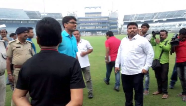 Cuttack DCP Visits Barabati Stadium Ahead Of India Vs West Indies ODI