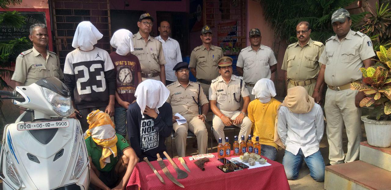 Gang Of Dacoits Busted In Jajpur, Six Arrested